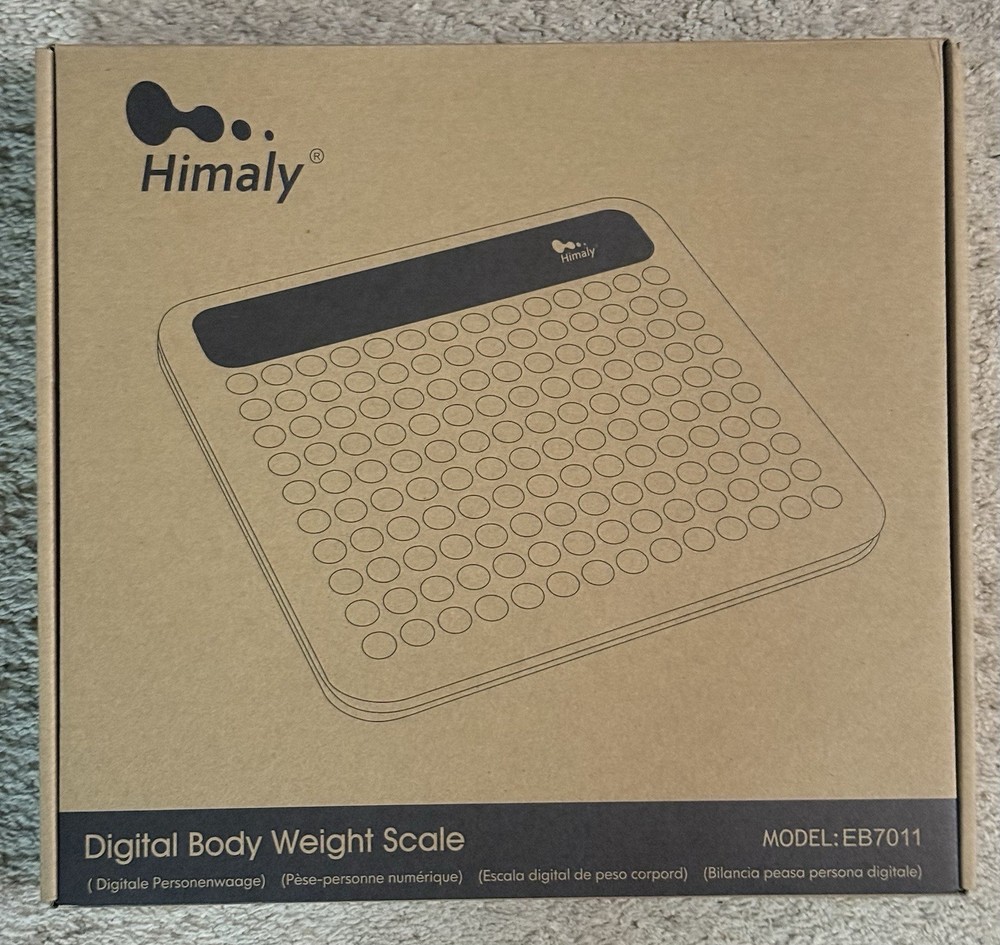 Himaly EB7011 Digital Body Weight Scale ABS Material LCD Display 400 # Capacity