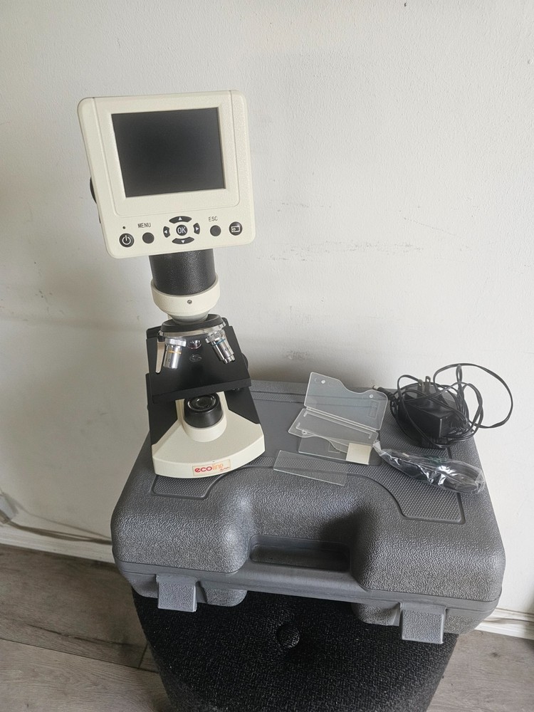 Motic Ecoline Advanced Digital Microscope Nice Lenses, 3.5" LCD Screen, Camera