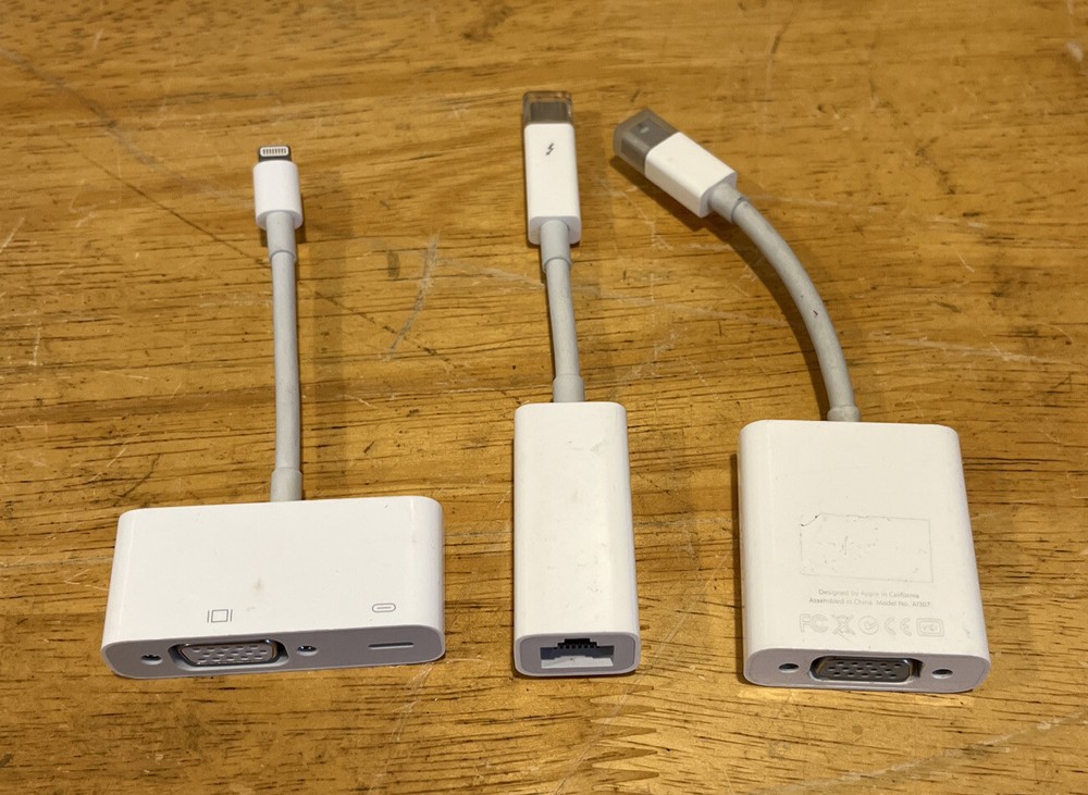 Apple Cables - A1433, A1439, A1307 Display Ports Transfer Data