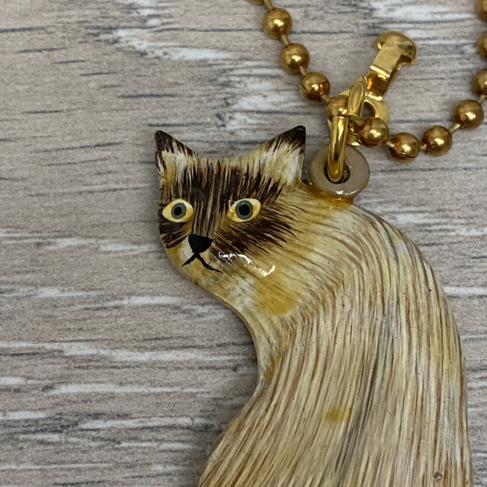 Siamese Cat Keychain Charm Purse Backpack Kitten Kitty