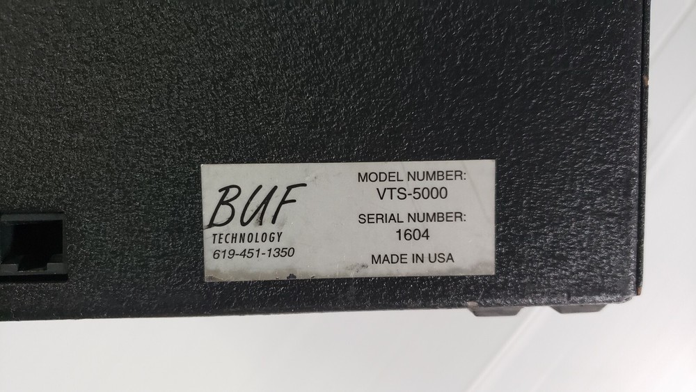 Buf Technology VTS-5000 Slow Motion Controller - See Details