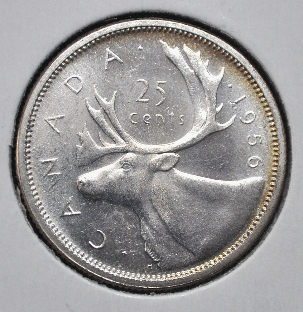 1956 Canada 25 Cents