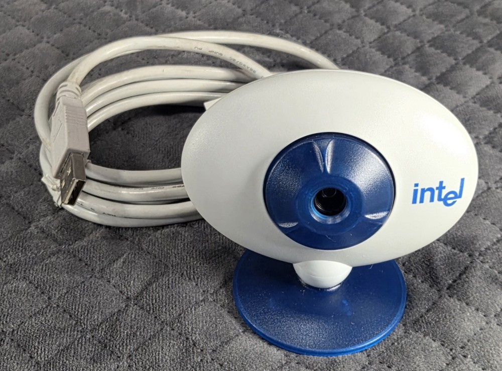 Intel Model CS110 PC Camera Vintage USB Digital Computer