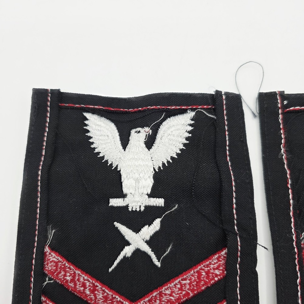 2 US Navy PO First Class E-6 Rate Cryptologic Technician Military Felt Patch