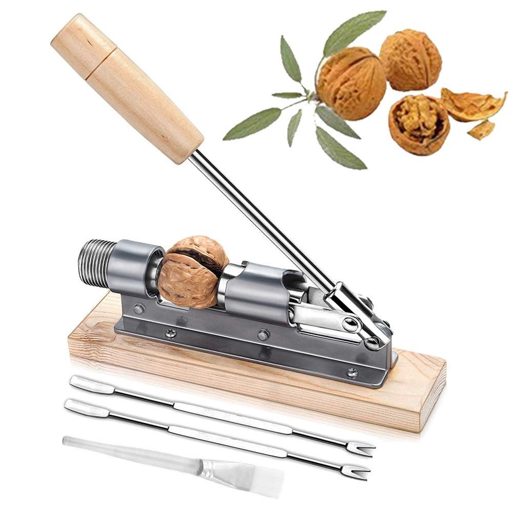Nutcracker Heavy Duty Pecan Walnut Cracker Plier Opener Tool For Easy Cracking N