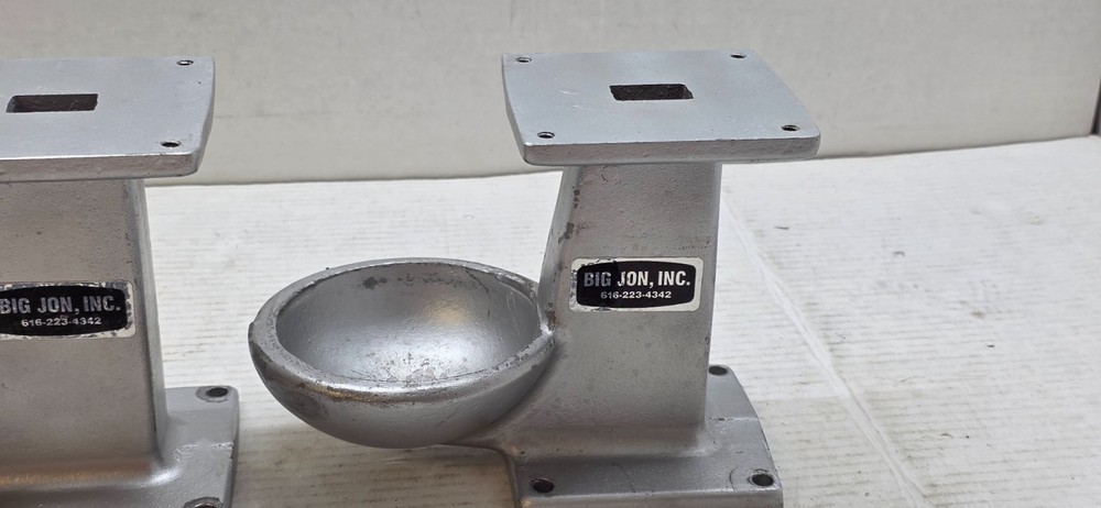 2 BIG JON DOWNRIGGER BALL HOLDER CRADLE PEDESTAL 6" RISER MOUNT BASE TOWER FISH