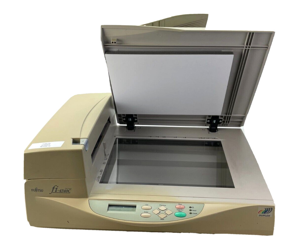 Fujitsu FI-4340C Flatbed Color Duplex Scanner