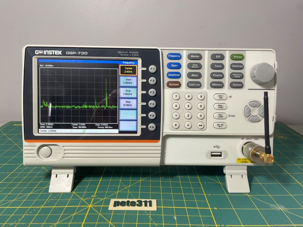 GW Instek GSP-730 Benchtop Spectrum Analyzer