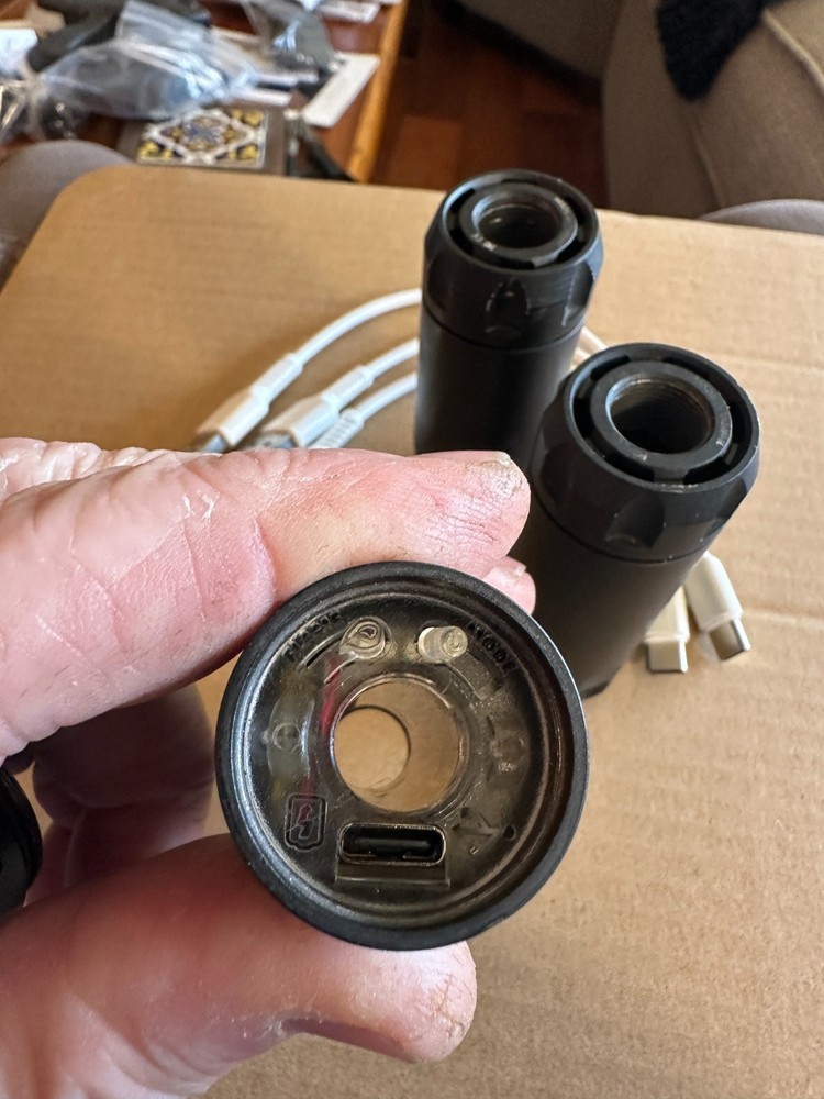 BLASTER Muzzle flash Airsoft Tracer unit AceTech USB Type C LED charge cable inc