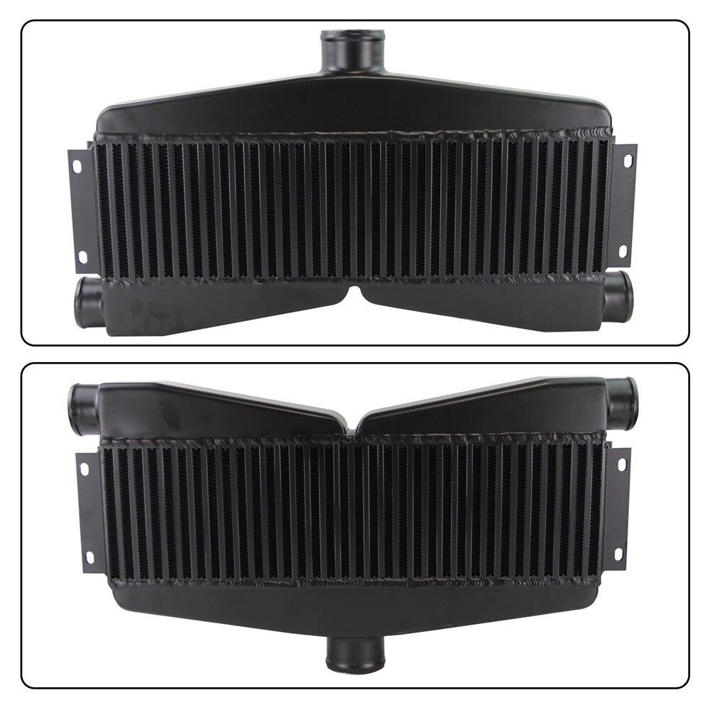 Universal FMIC Bar & Plate Twin Turbo Intercooler Custom (2 In /1 Out) 400-800HP
