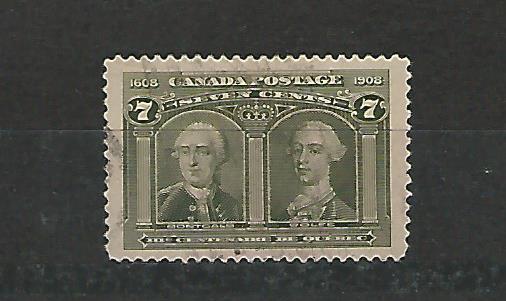 Canada, Postage Stamp, #100 Used, 1908, JFZ