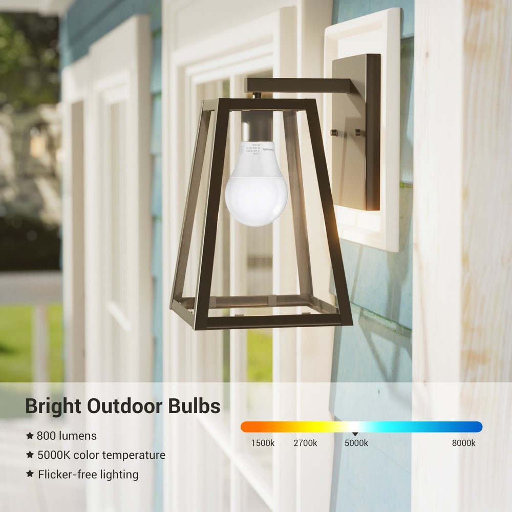 DEWENWILS 4 Pack Dusk to Dawn Light Bulbs LED Sensor Bulbs Automatic On/Off