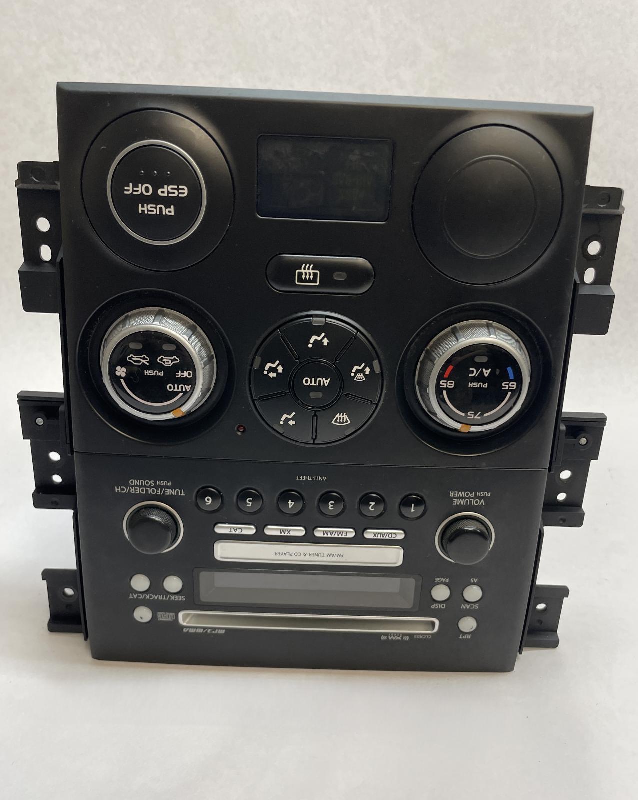 2007 SUZUKI GRAND VITARA RADIO CONTROL PANEL RECEIVER HEAT/AC CONTROLS OEM