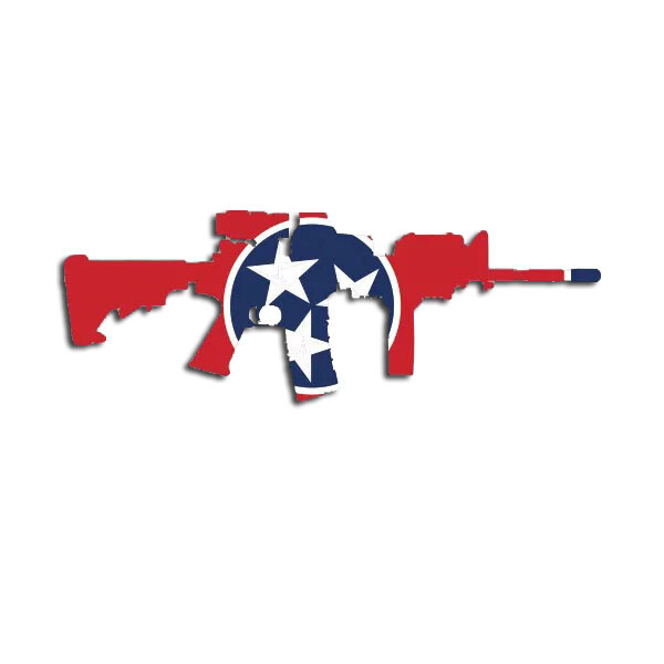 Tennessee State Shape AR15 Sticker