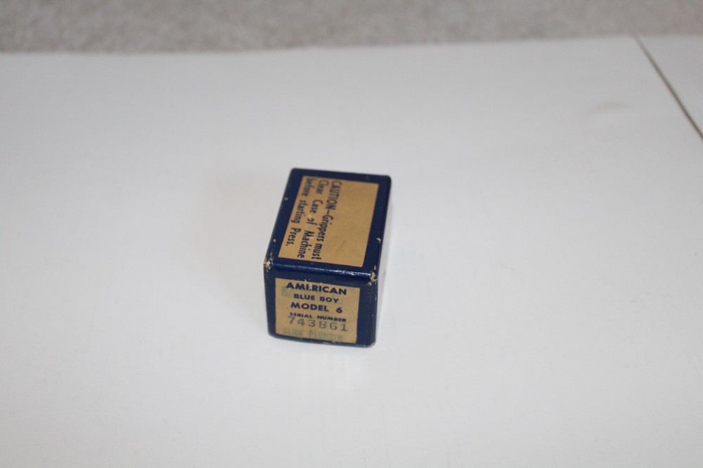 American Numbering Machine Blue Boy Model 6