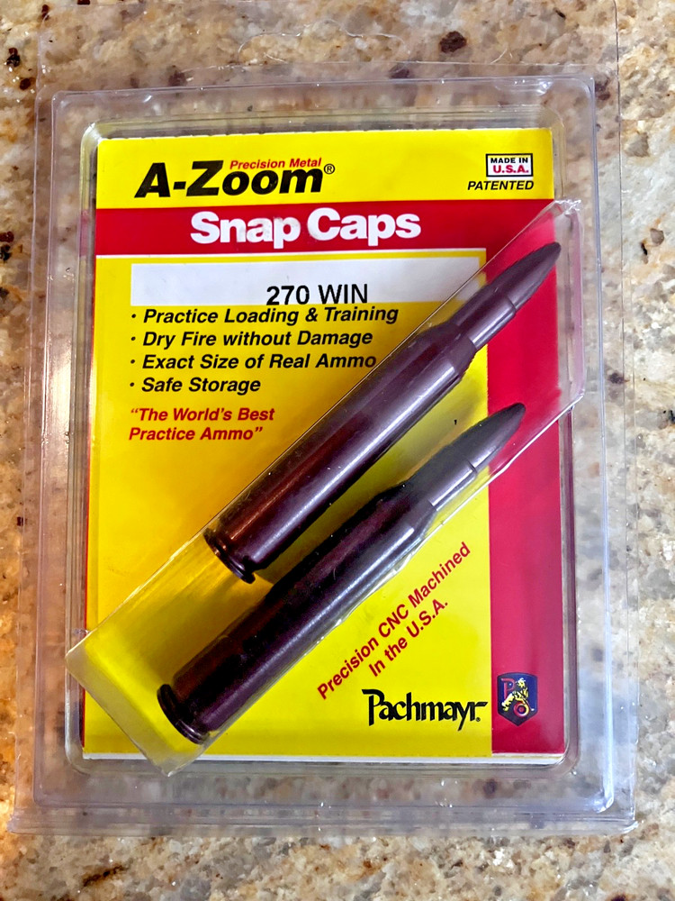 A-Zoom 270 Winchester Precision Snap Caps (2 Pack) 12224