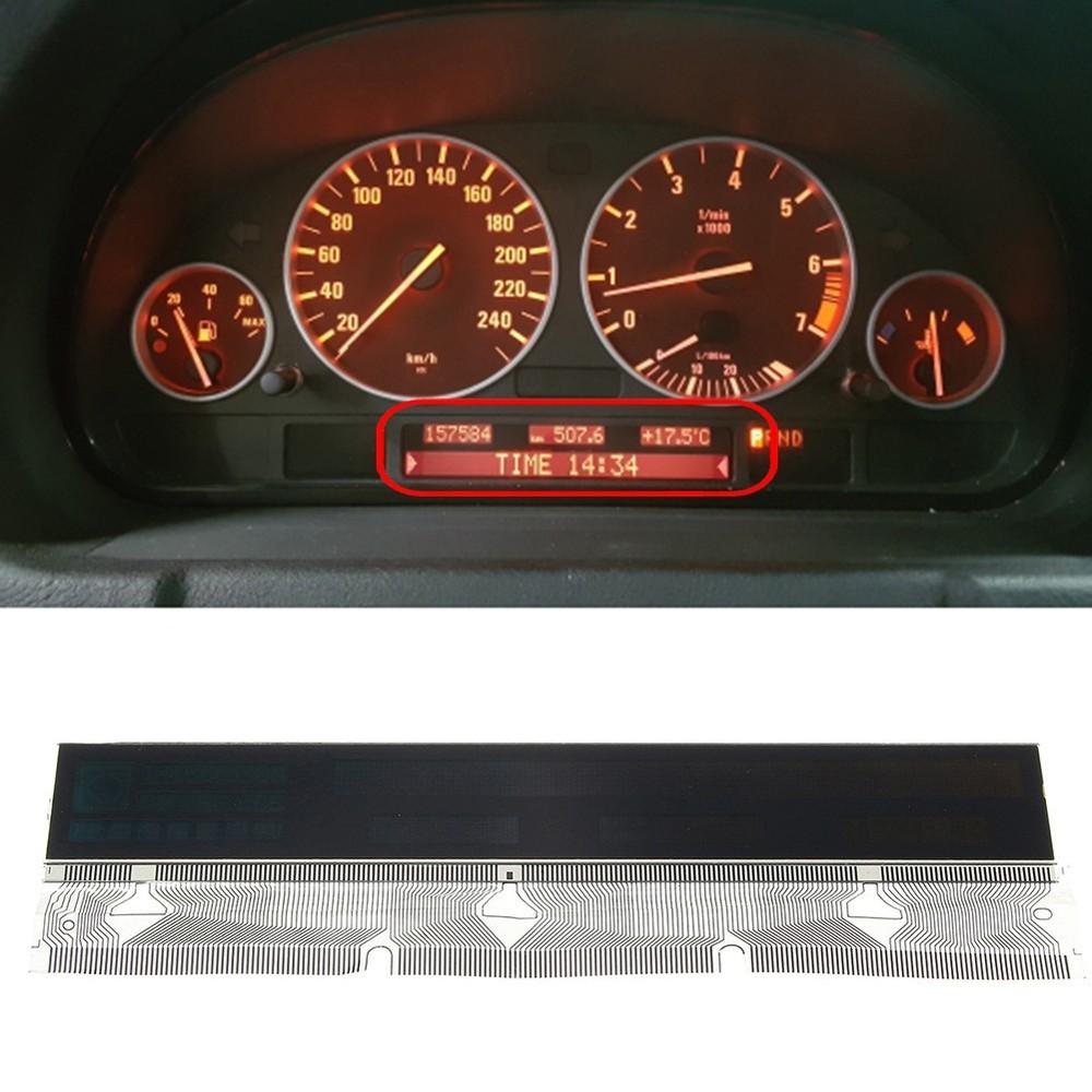 LCD Display for BMW E38 E39 E53 Dashboard Instrument Cluster Pixel Repairing