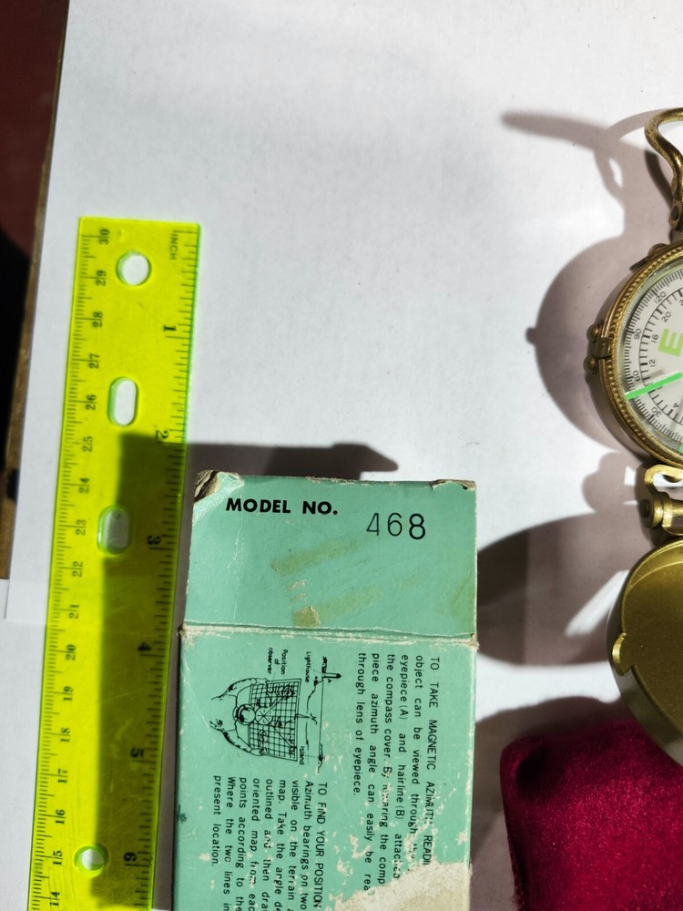 Lensatic Compass Model No. 468 Nice