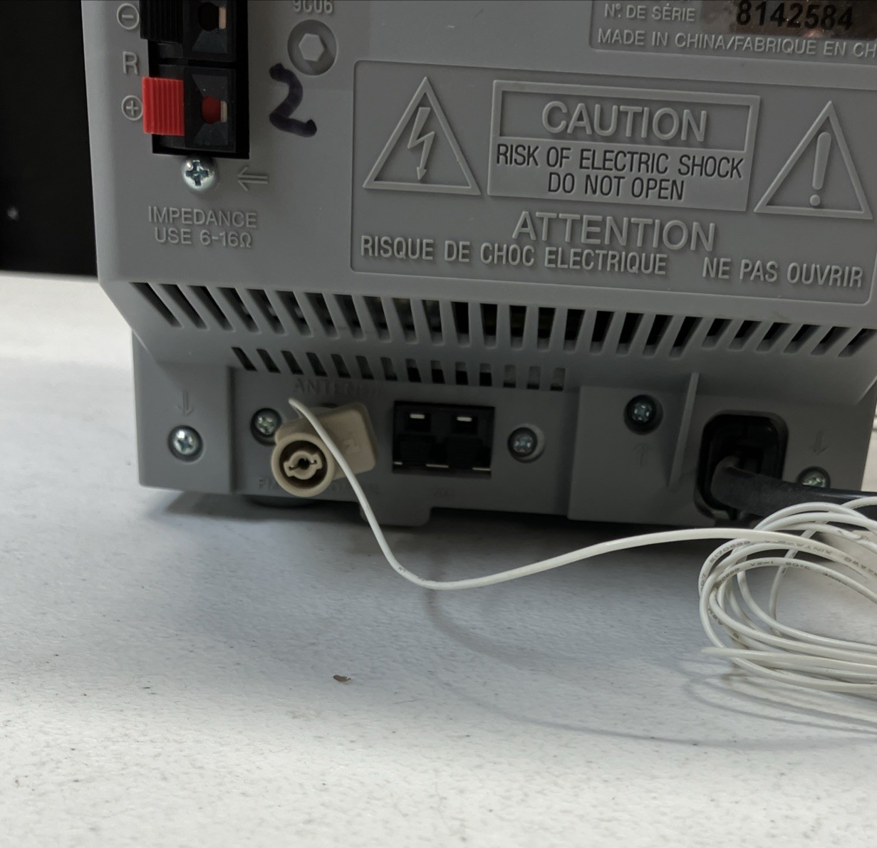 Sony HCD-NEZ3 Micro Hifi CD Tape Tested No Remote/No Speakers