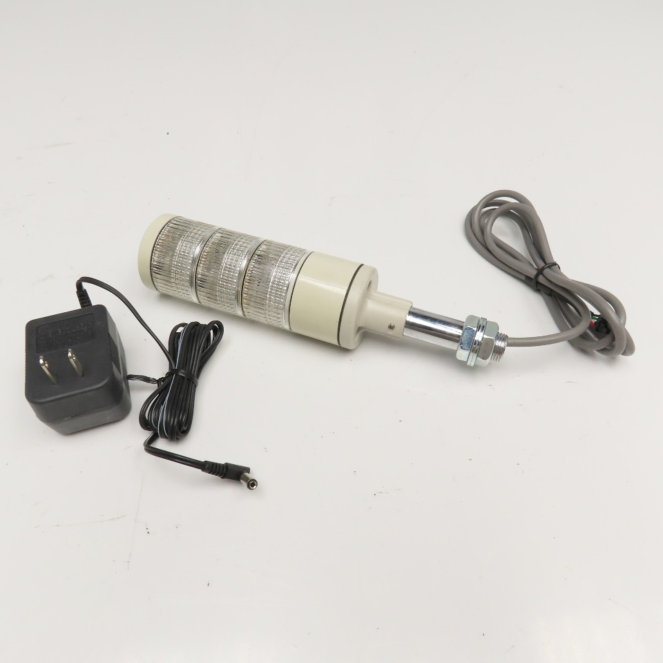 Patlite HSST-312-RYG 120V Red Green Yellow Selectable Andon Light Stack Only