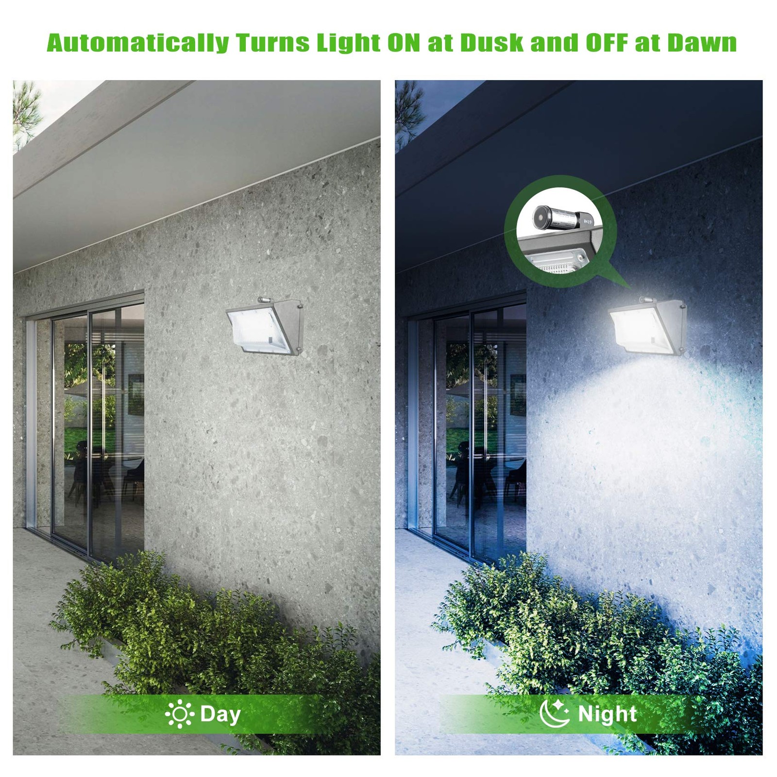 2-Pack, Dusk to Dawn/Day Night Sensor, Photoelectric Switch, Photo Cell Senso...