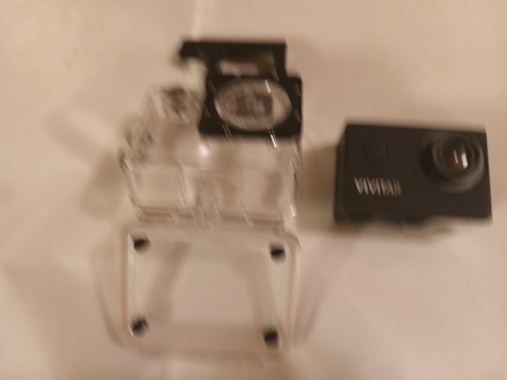vivitar go pro style camera with waterproof case