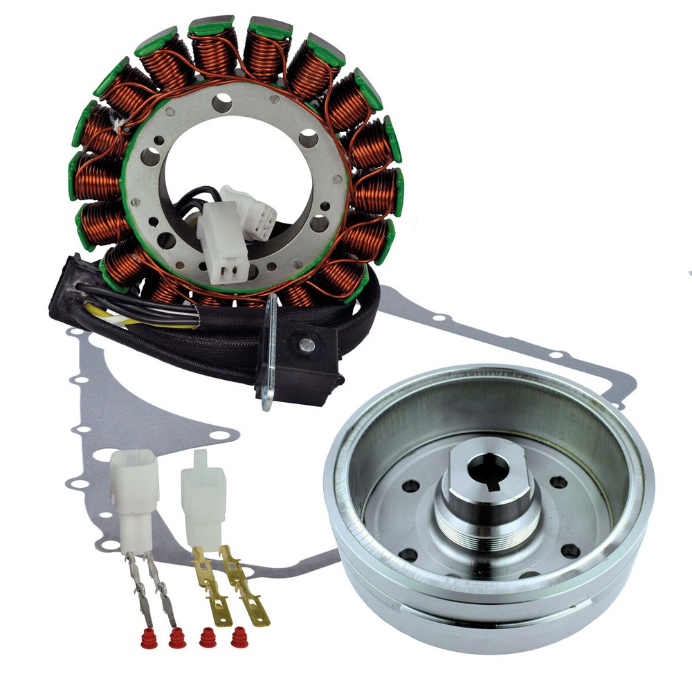 Kit Improved Flywheel + Stator + Gasket For Suzuki LTA 400 Eiger Auto 2004 2005
