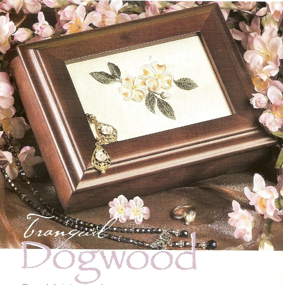 TRANQUIL DOGWOOD EMBROIDERY  PATTERN  ONLY  PY - PYW