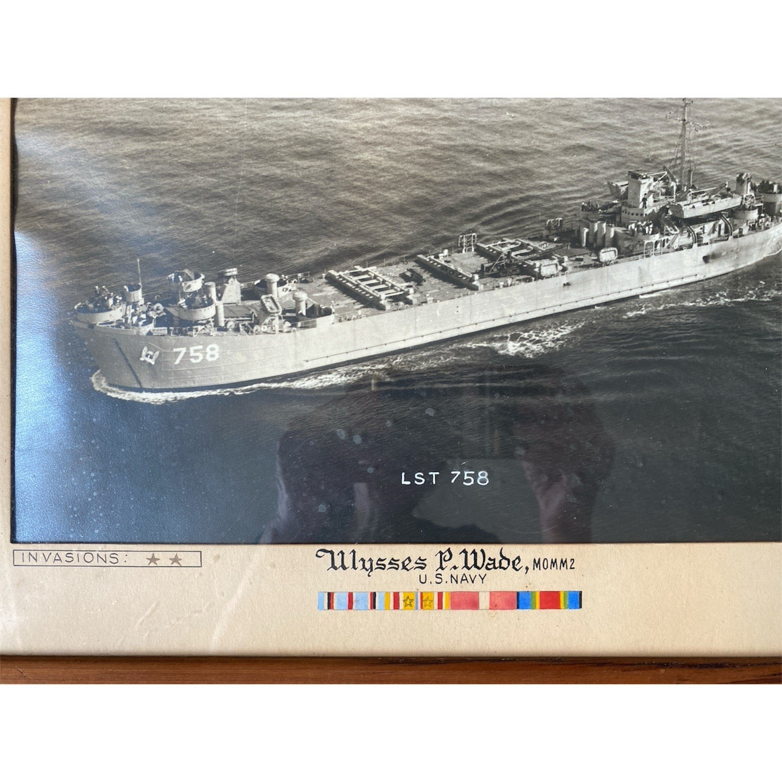 Authentic WWII American USA Coast Guard Wool Ensign with Provenance -World War