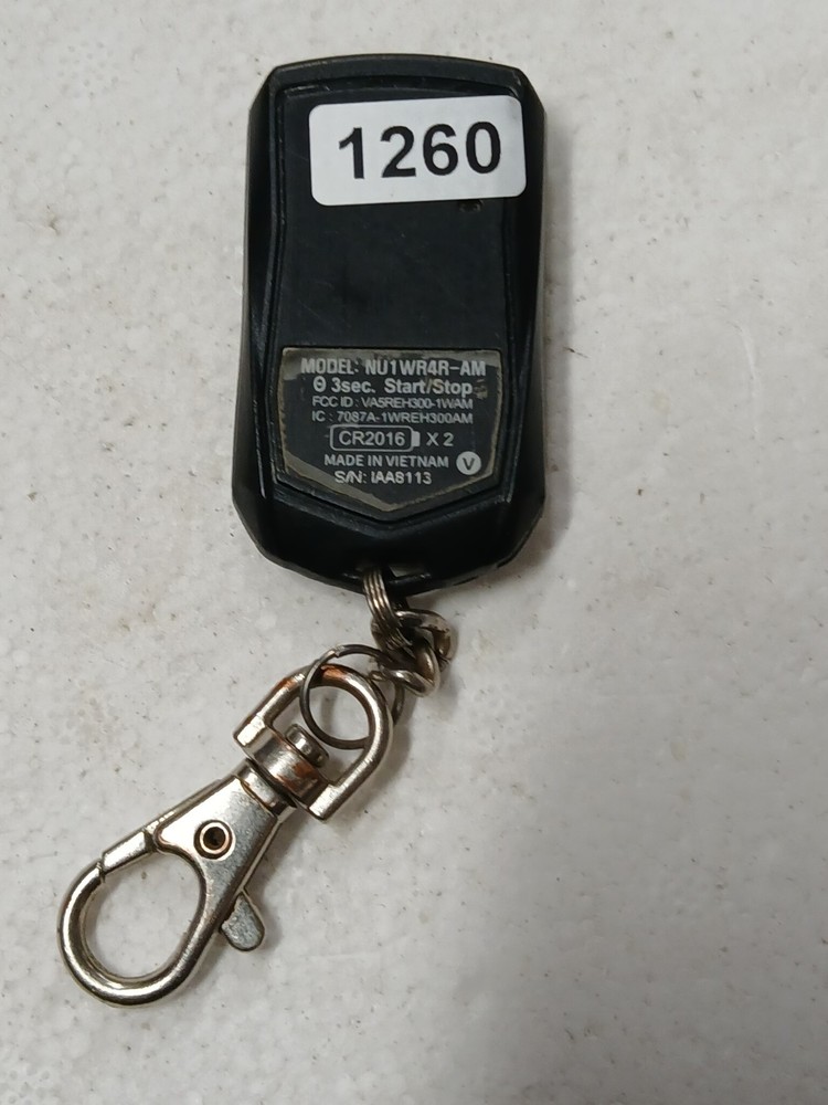 1-button NUSTART (COMPUSTAR) NU1WR4R-AM Keyfob Remote