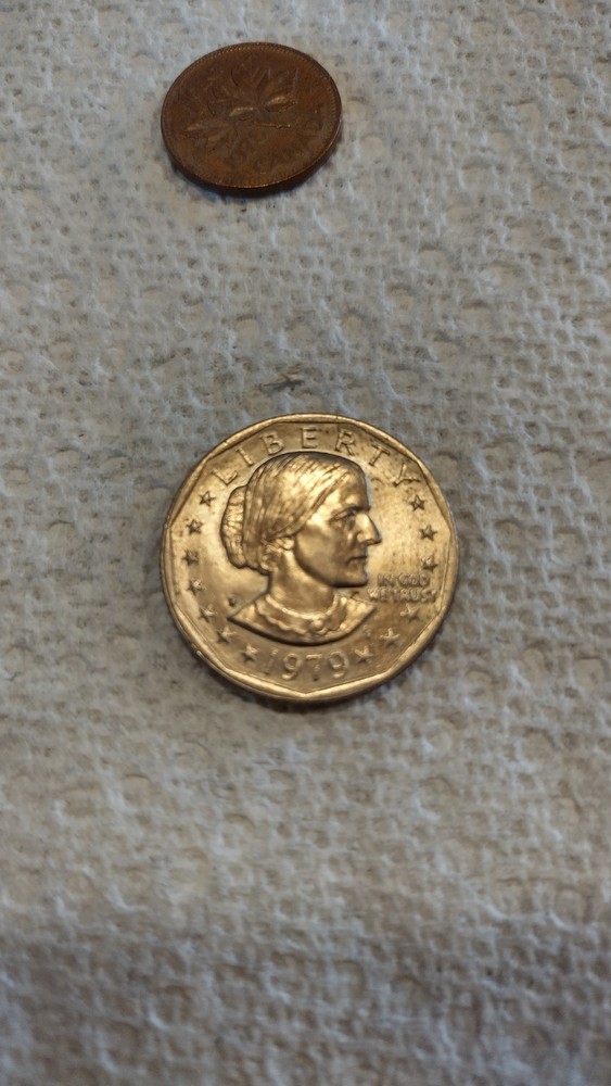 1979 susan b anthony One dollar p Mark