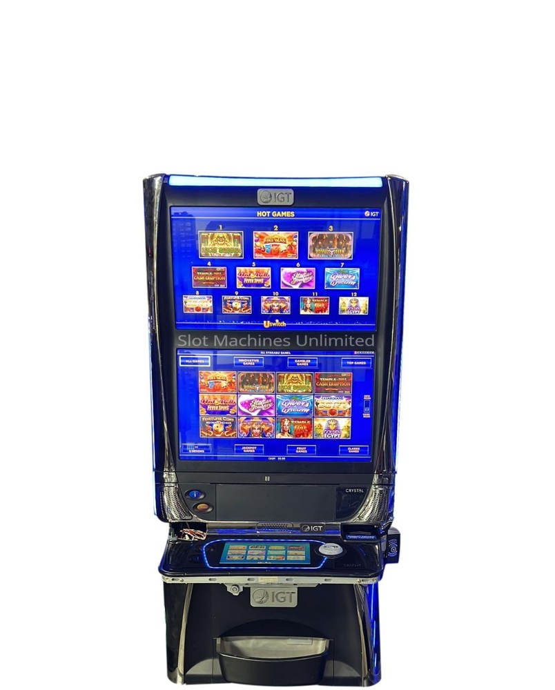 IGT Crystal 23/23 "Multi Game" Bill acceptor, Handpay