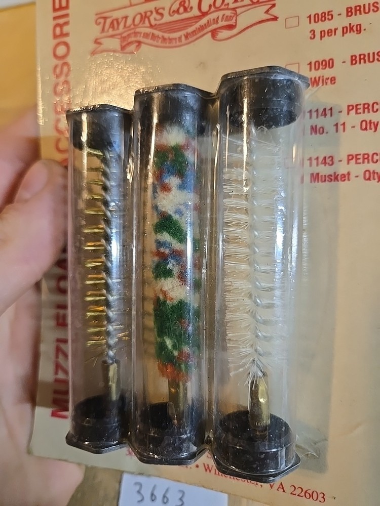 Taylor's & Co. Muzzleloading Accessories 1060 - BRUSHES. 44 Cal 3 Pack