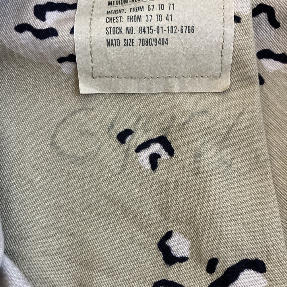 USGI 6 Color Desert / Chocolate Chip Uniform Jacket BDU - MEDIUM REGULAR