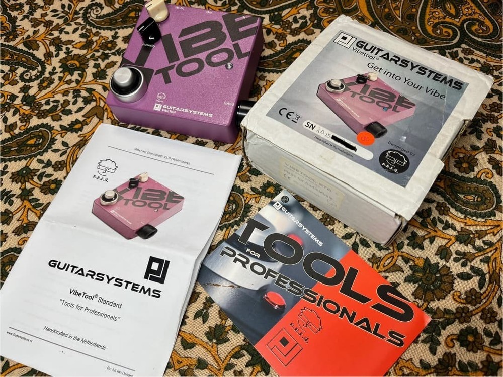 Guitarsystems Vibetool Uni-Vibe Modulation Guitar Effects Pedal Used