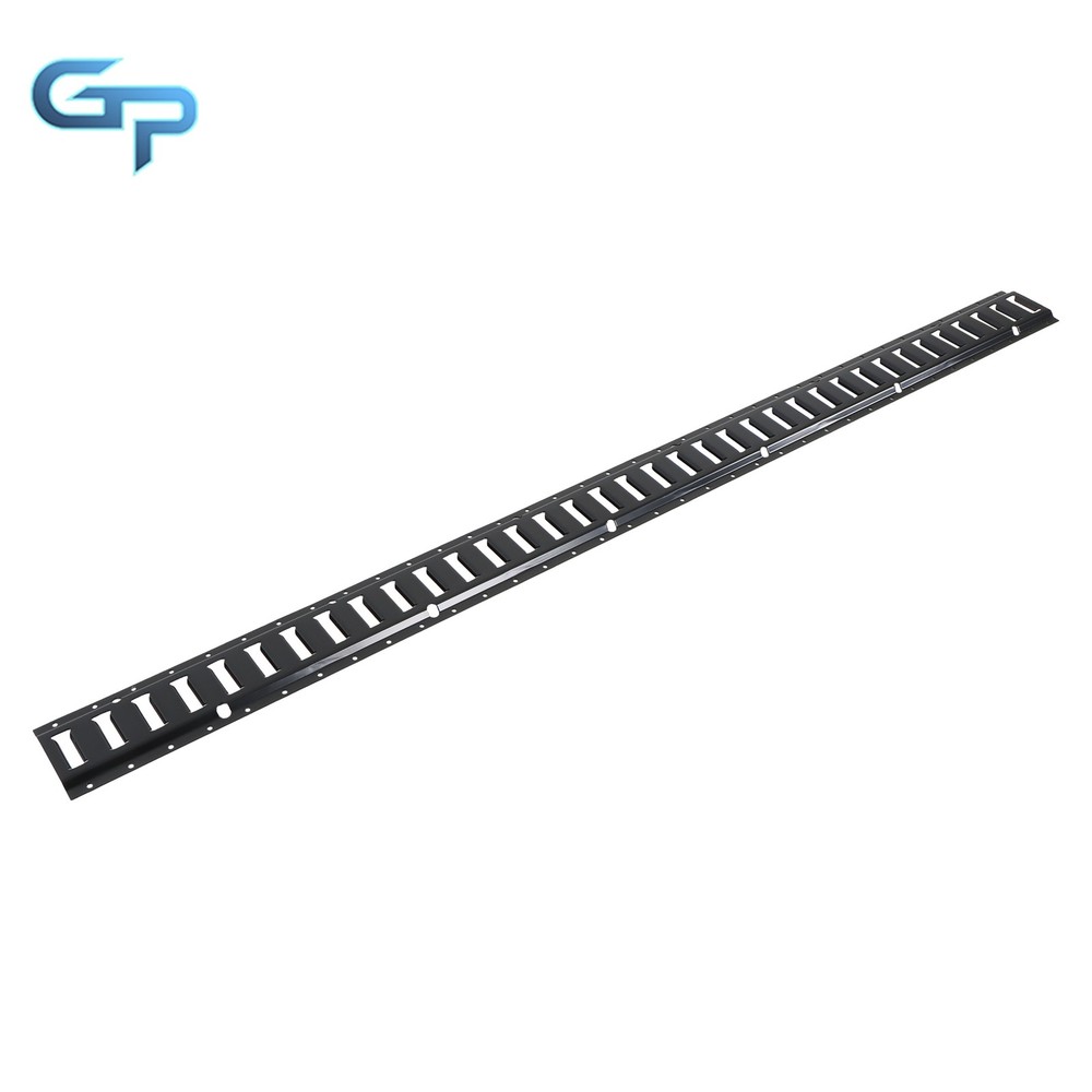 8 Pack 6' E Track Tie Down Rail Kit Powder Coat Black Horizontal For Van Trailer