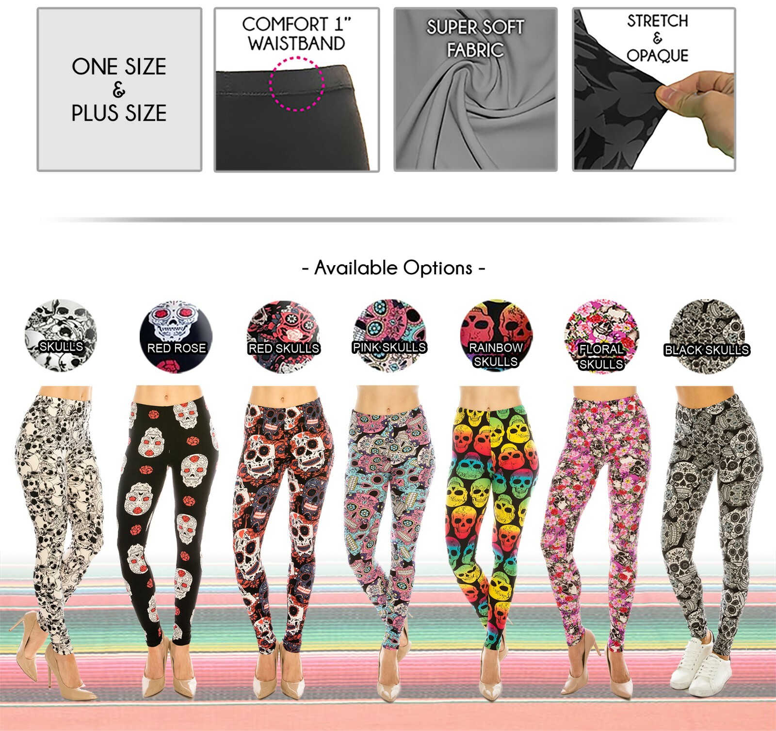 Women's Butter Soft Patterned Leggings