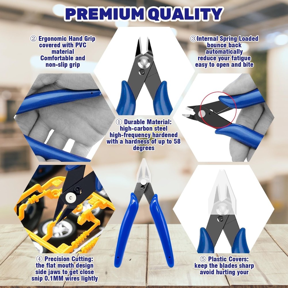 23Pcs Hobby Model Building Tools Kit for Gundam, Modeler Basic Tools Craft Se...