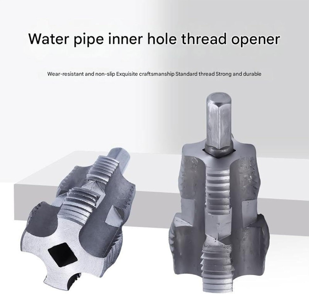 4 Points 6 Points Water Pipe Internal Thread Opener PVC Plastic Pipe Thread Tap
