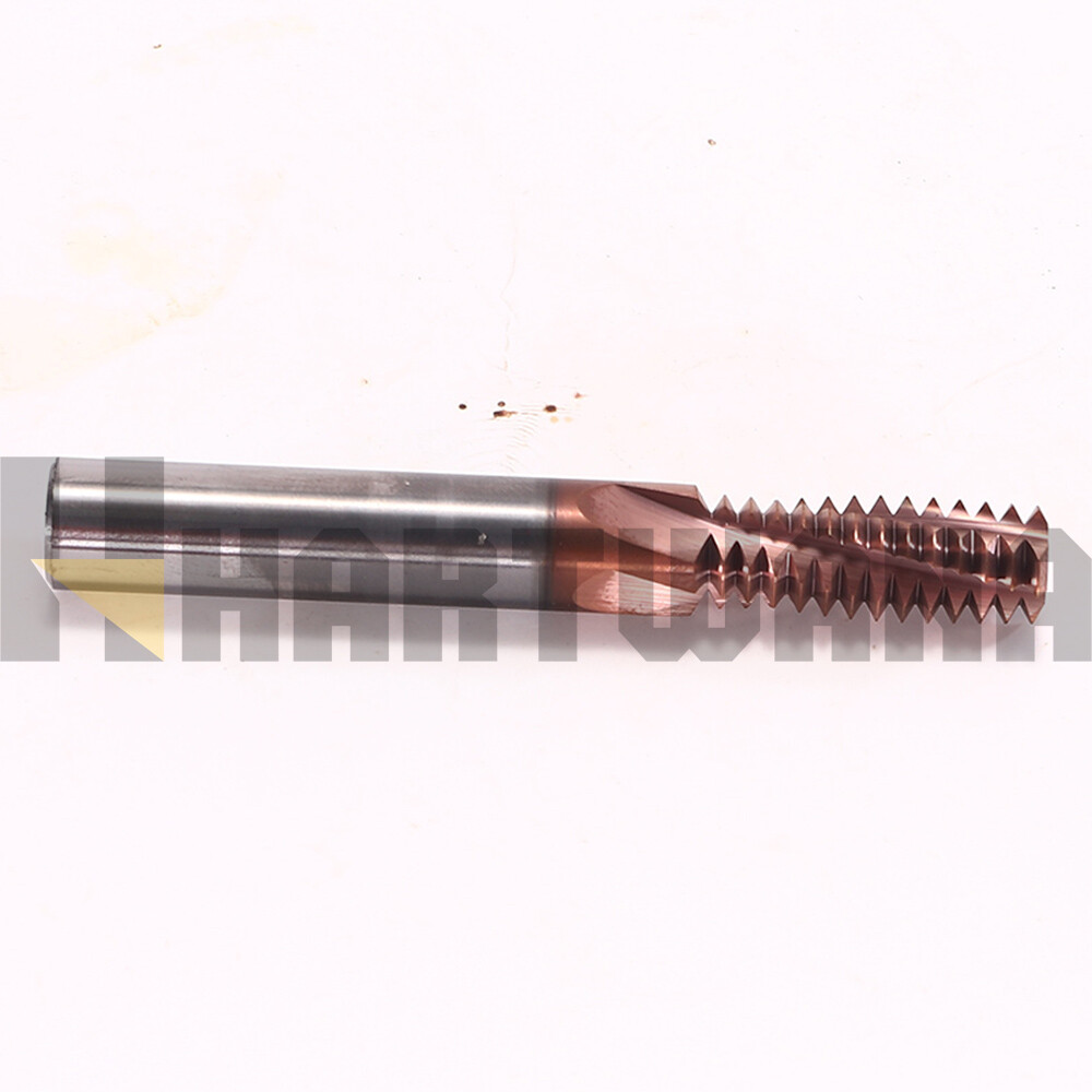 13UN-1/2 Thread Mill Solid Carbide Titanium Coating Helical Flute Thread Mill