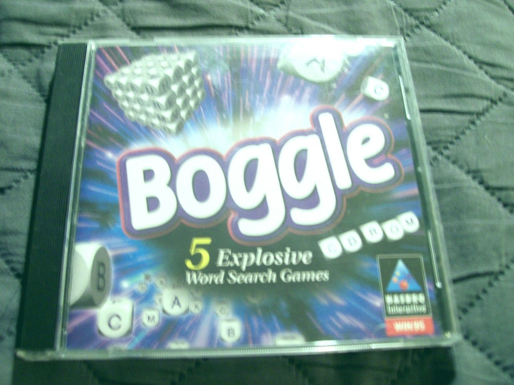 Hasbro Interactive Boggle Word Search Game CD ROM (Windows 95)