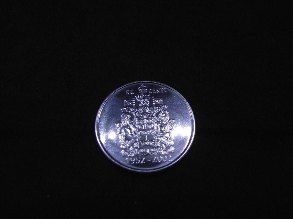 Canada 1952-2002 Half Dollar 50c, Jubilee Commemorative