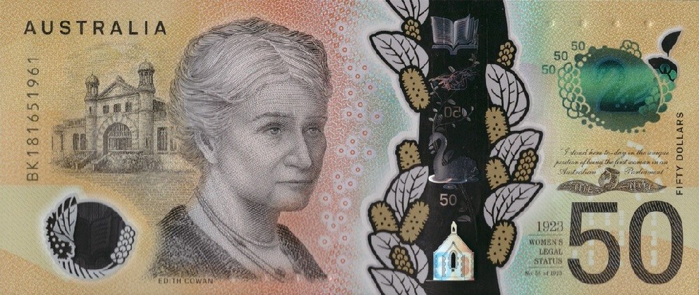 AUSTRALIA 50 DOLLARS 2018 P-65 POLYMER UNC