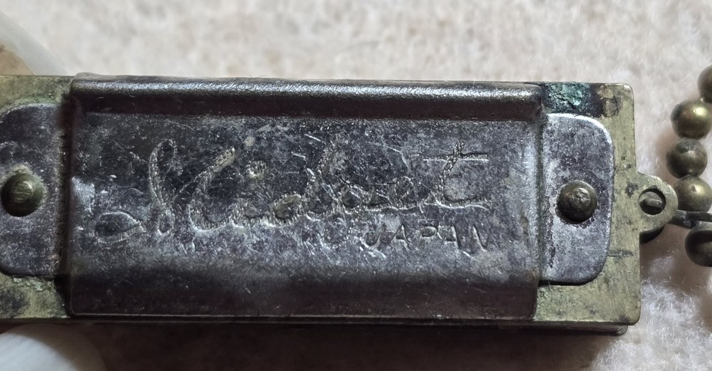 Vintage Japan Midget Harmonica 1.5" Mini