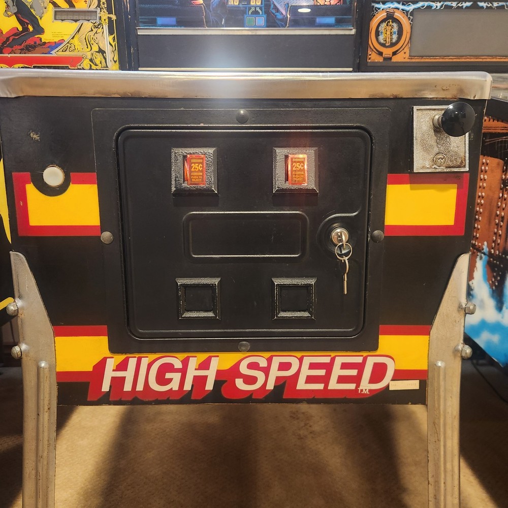 HIGH SPEED Pinball Machine - Williams 1986