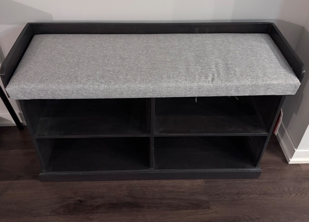 entryway bench with storage