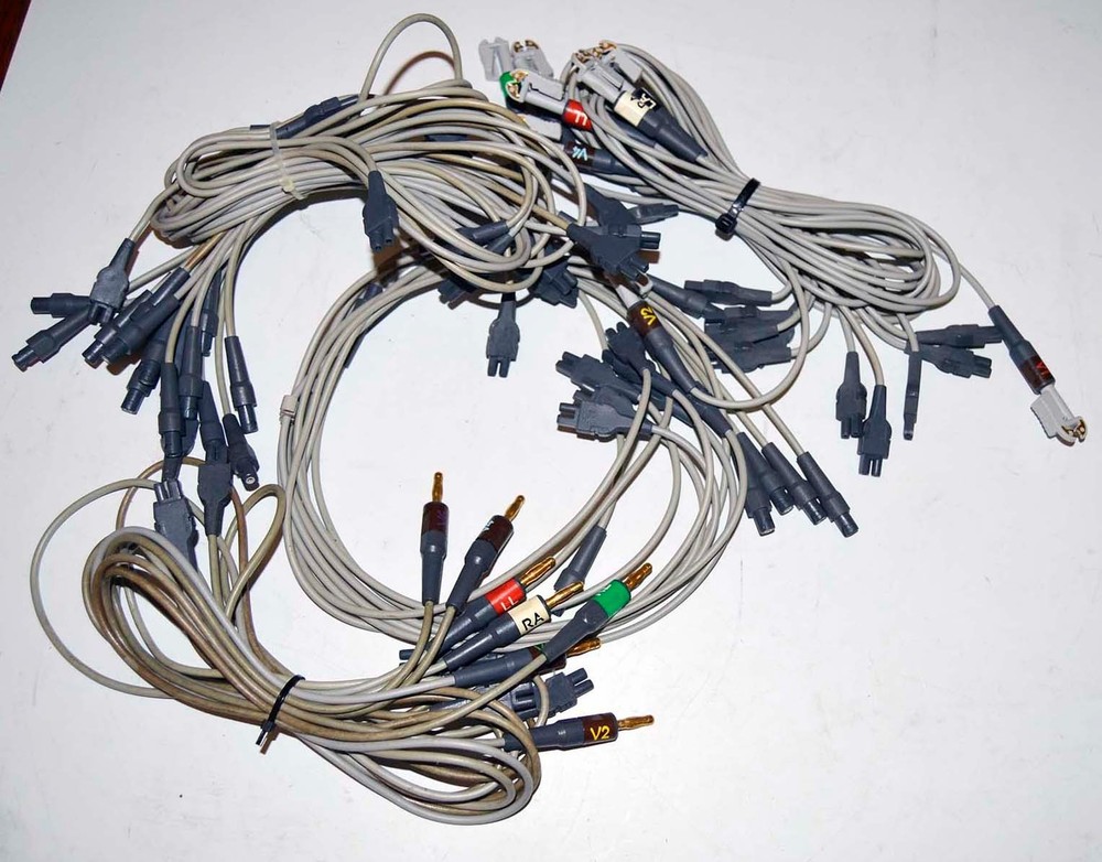 EKG ECG Leads Cables