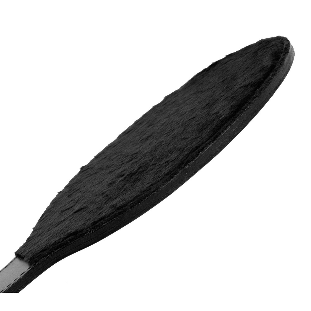 Strict Leather Round and Fur Paddle