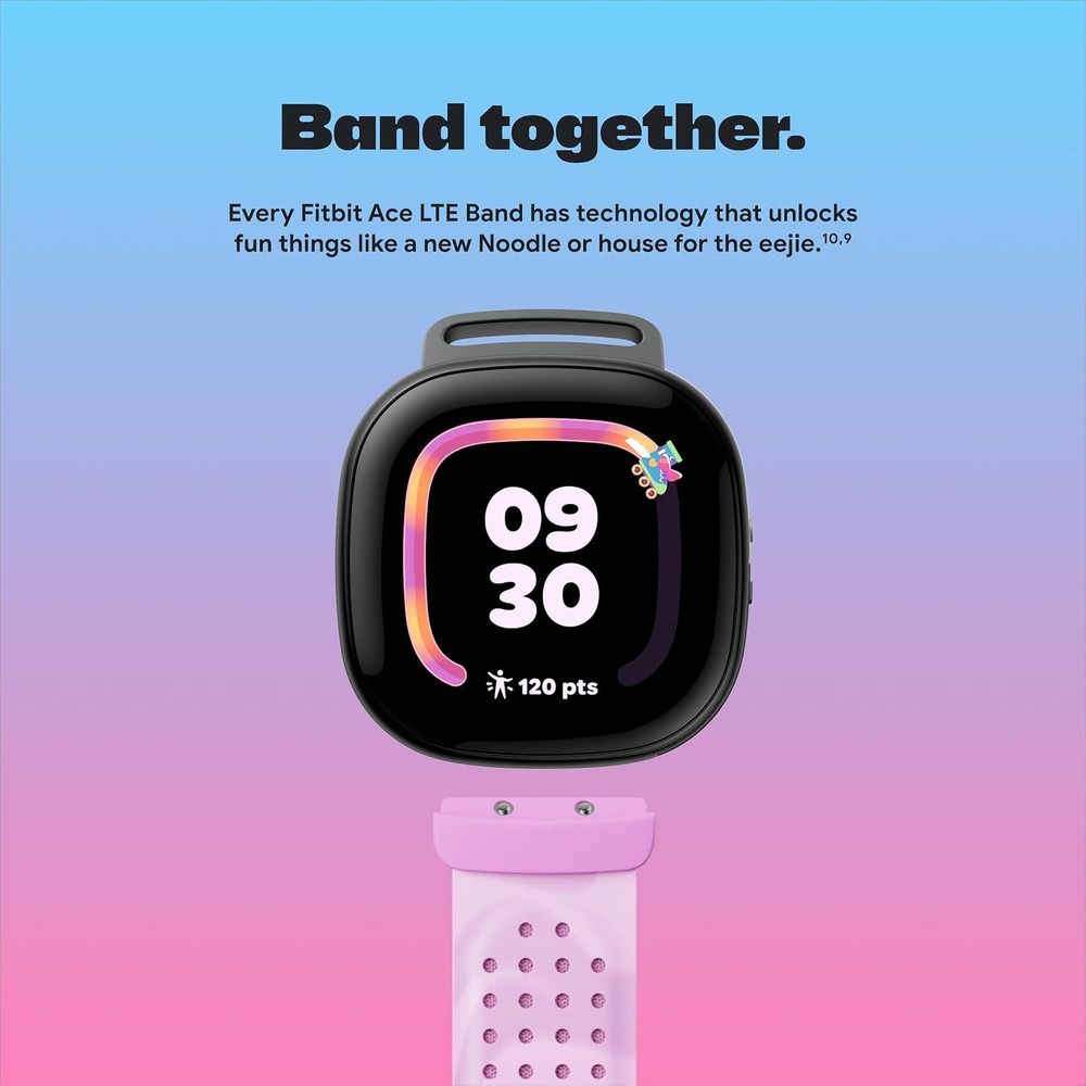 Fitbit Google Ace LTE Kids Smartwatch - Call, Message, GPS, Activity-Based Games