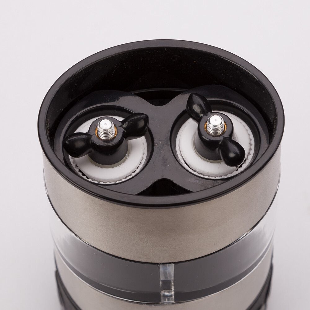 NEW Bodum Twin Salt & Pepper Grinder Black